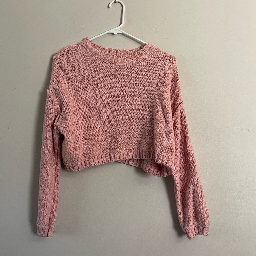 Billabong Soft Pink Crew Neck Sweater